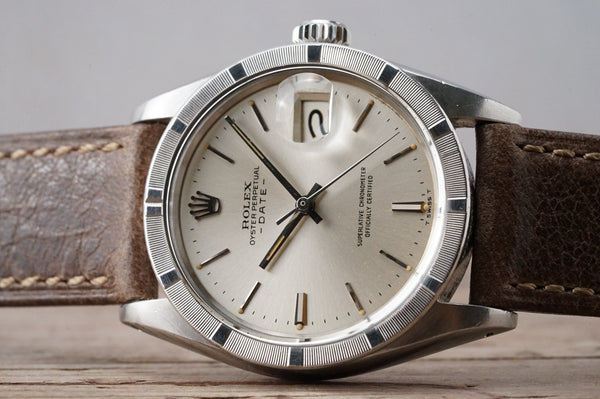 Serviced Vintage ROLEX OysterPerpetual Date 1501 Automatic 34mm cal.1570 Men c.1966 #1256