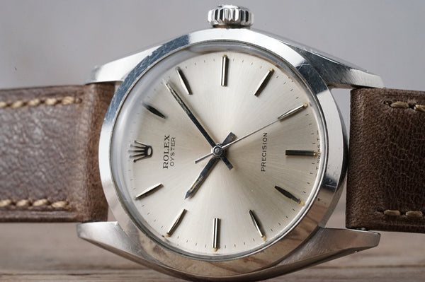 Serviced Vintage ROLEX Oyster 6426 Manual Silver Dial 34mm cal.1210 c.1966 #1302