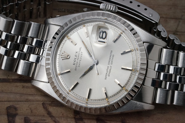 Serviced Vintage ROLEX DateJust 1603 SS 36mm cal.1560 c1965 #1406