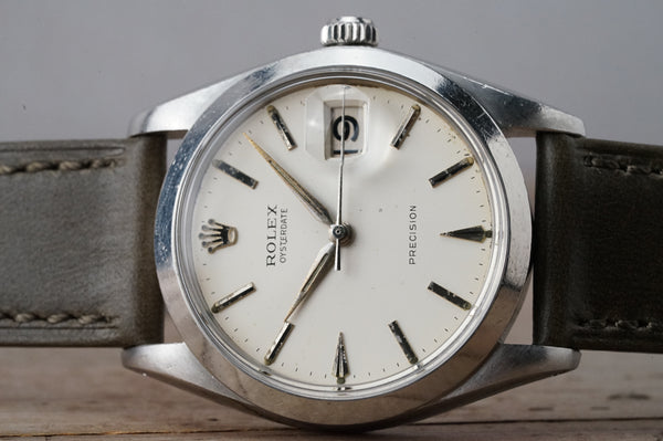 Serviced Vintage ROLEX OysterDate 6694 Refinished Dial cal.1215 34mm c1963 #1426