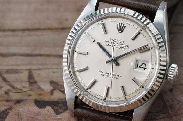 Serviced Vintage ROLEX DateJust 1601 Silver Dial 36mm cal.1570 c1968 #1491