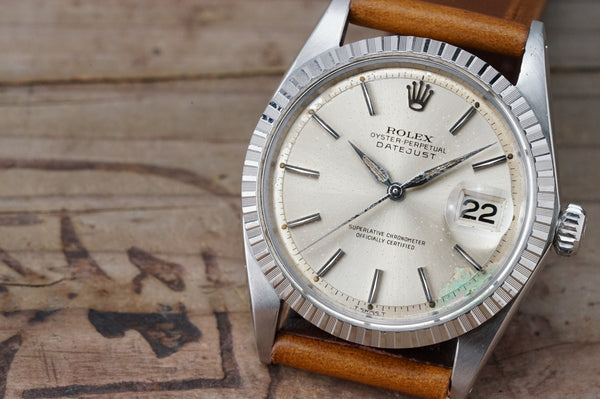 Serviced Vintage ROLEX DateJust 1603 36mm cal.1560 c1965 w/Paper #1487
