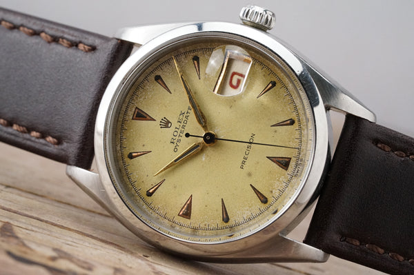 Serviced Vintage ROLEX OysterDate 6294 Original Dial 34mm cal.740 c.1953 #1474