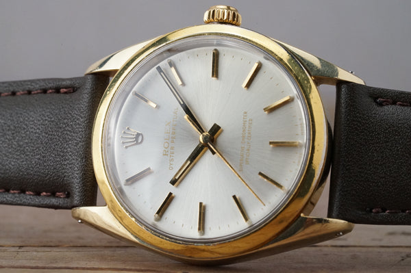 Serviced Vintage ROLEX OysterPerpetual 1024 34mm Golden Egg cal.1520 c1968 #1500