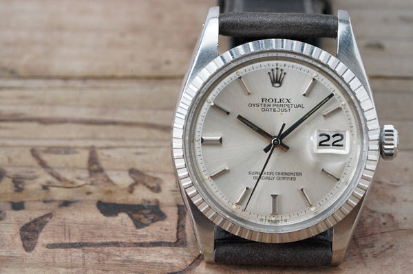 Serviced Vintage ROLEX DateJust 1603 Sigma Dial σ 36mm cal.1570 c1974 #1479