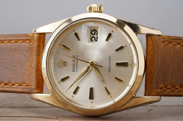 Serviced Vintage ROLEX OysterDate 6694 GP 34mm cal.1215 1960's #1514