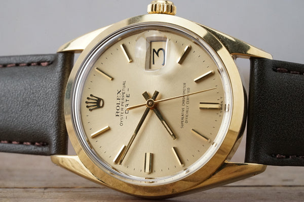 Serviced Vintage ROLEX OysterPerpetual 1550 Golden Egg 34mm cal.1570 c1972 #1504