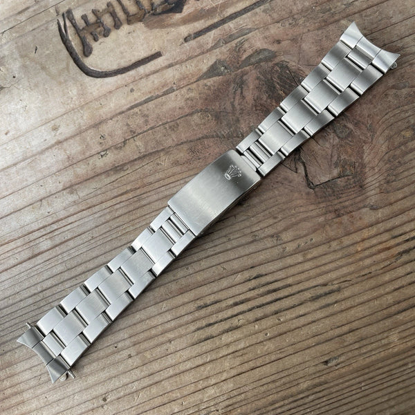 [Sold As Is] Vintage ROLEX Oyster Steel Solid Bracelet 78350 557 End 19mm #1490